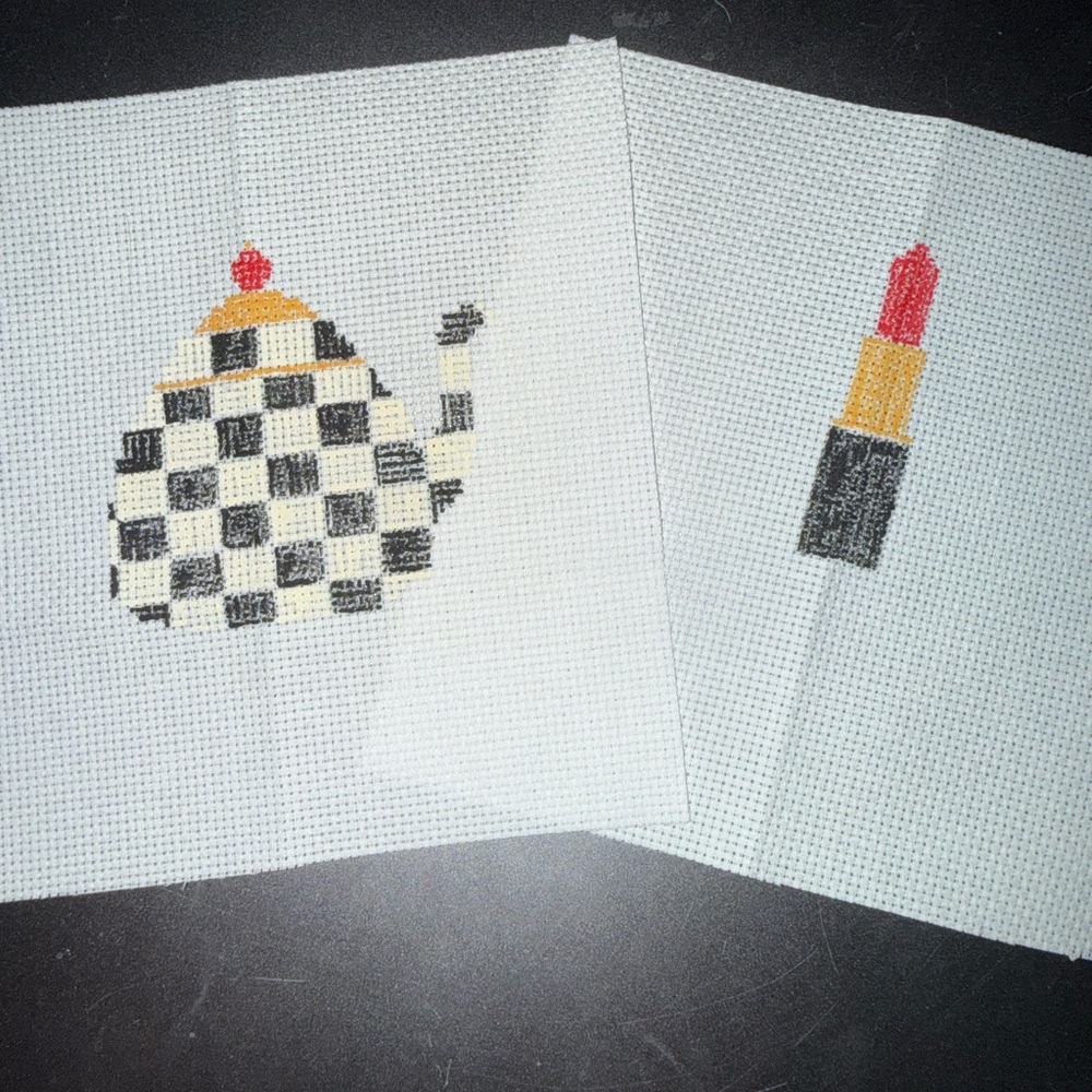 2 Cross Stitch / Needlepoint Canvas